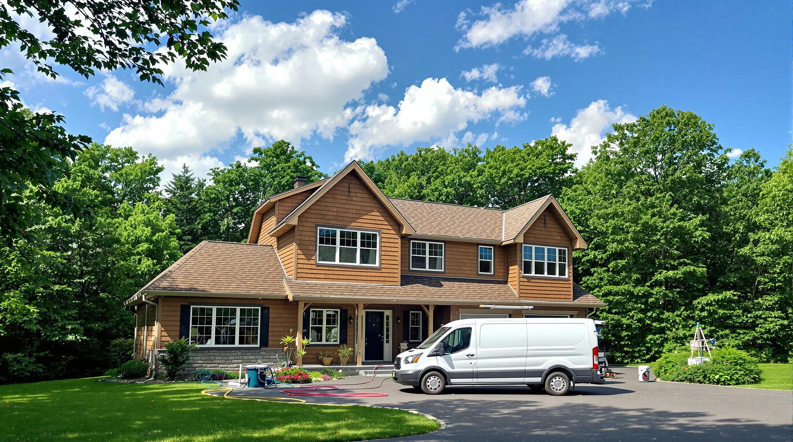 Mansfield Air Duct Cleaning air duct cleaning crew working in Wrentham, MA