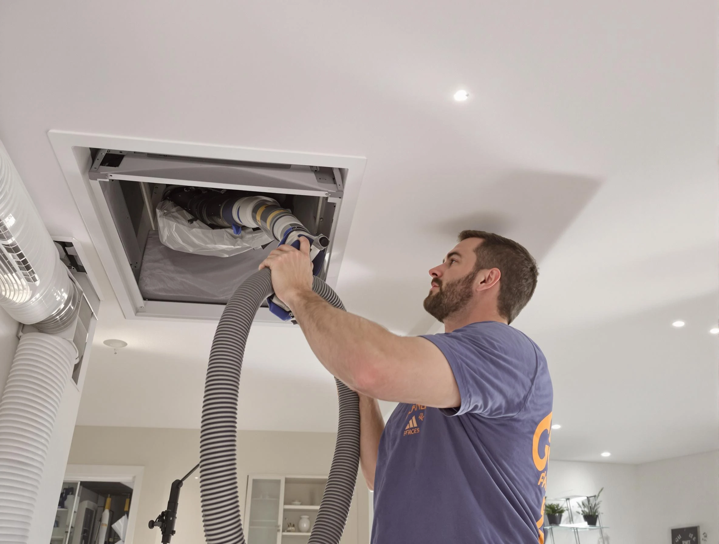 Precision indoor duct cleaning by Mansfield Air Duct Cleaning in Mansfield